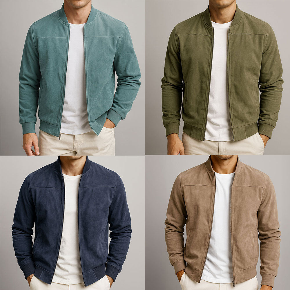 Félix™ | Le Blouson en Suède Authentique pour Homme
