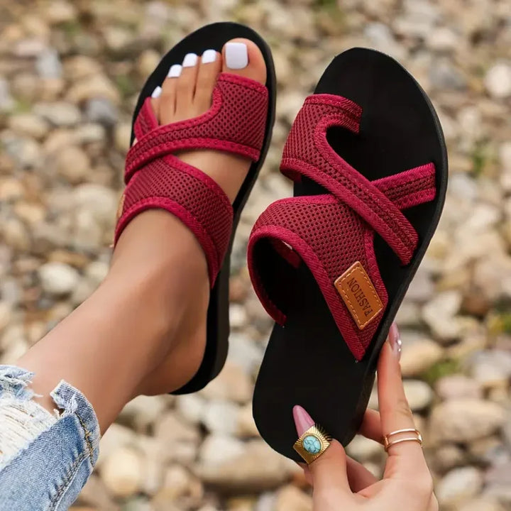 Èvelyne | Sandales confortables qui soulagent les oignons avec élégance