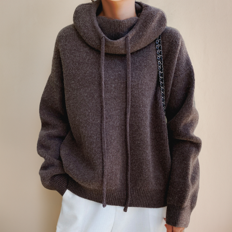 Élianne | Pull élégant à col roulé