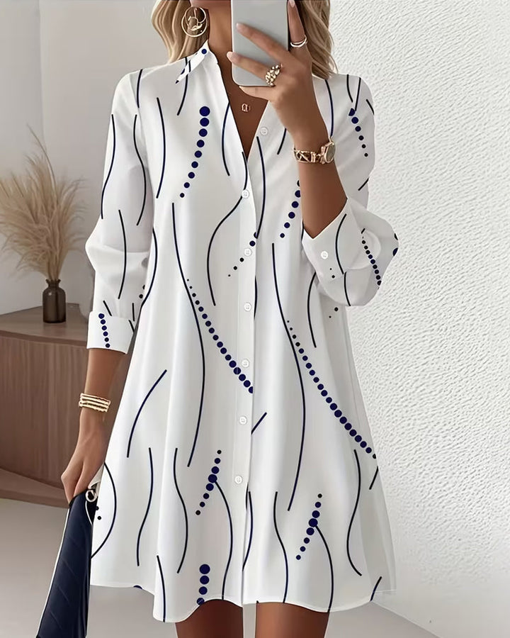 Ginette™ | Robe chemise élégante et fluide