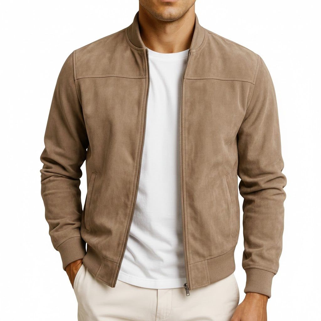 Félix™ | Le Blouson en Suède Authentique pour Homme