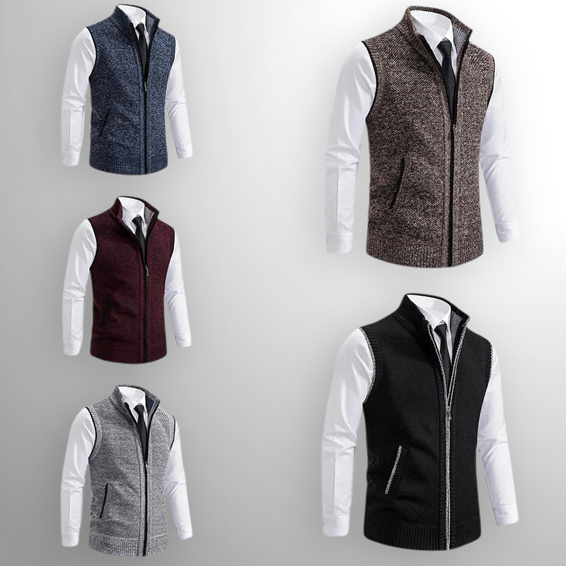 Marc™ | Le gilet zippé alliant élégance et confort intemporel