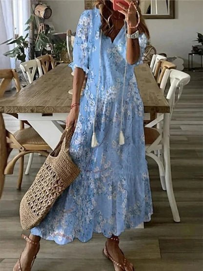 Camille | Robe bohème sans effort à coupe flatteuse