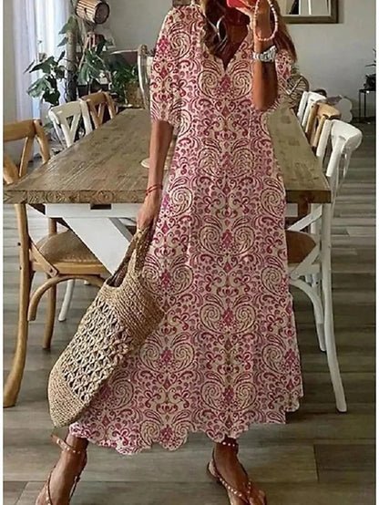 Camille | Robe bohème sans effort à coupe flatteuse