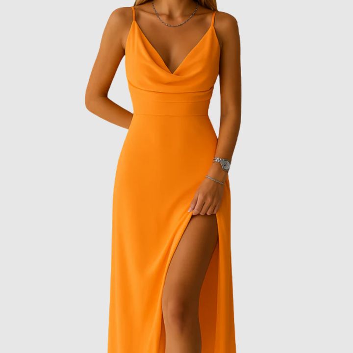 Marie™ | Robe Chic à Fente Haute