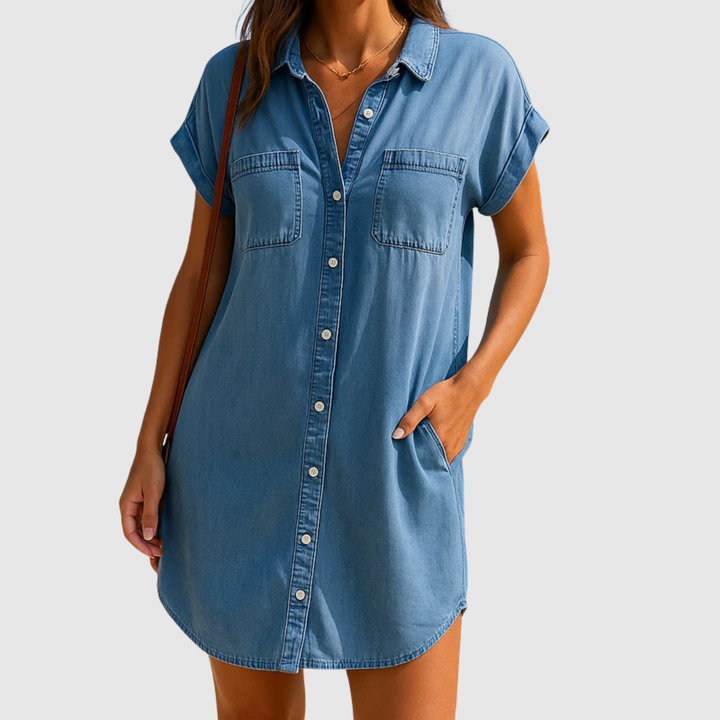Mélanie | Robe en denim